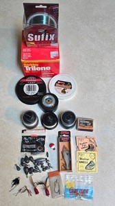 Fishing Tackle Lot - Berkley, Sufix, Rapala, Lindys & Eagle Claw