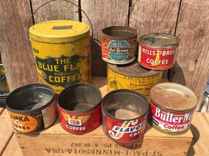 Antique Group - COFFEE TINS