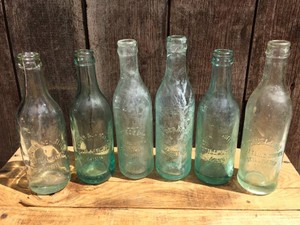 Vintage SCHUELLING BOTTLEWORKS - Stillwater MN Embossed Bottles