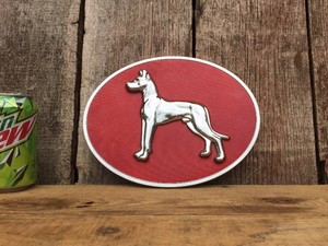 Vintage GREAT DANE - Trucking Badge 10 x 8