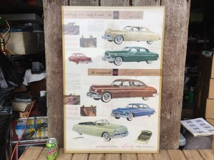 Nifty 1951 LINCOLN - AdvertiserPromotional Poster 24 x 36