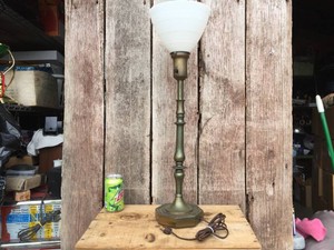 Vintage Brass RADIANT Brand - Table Lamp 26 12 - Works