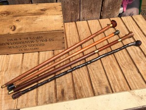 (4) Vintage CANESWalking Sticks
