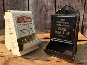 Vintage FULTON  Other Unusual Style Tin Match Holders