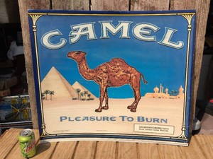 Corrugated CAMEL Sign 29 14 x 25 12