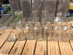 Vintage Milk Bottles