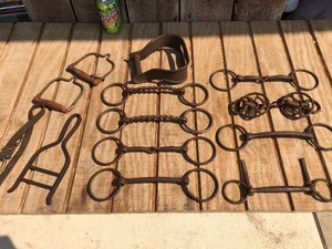 Vintage Horse Bits  Stirrups