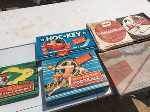 Vintage Sports Game Sets - Hockey - Baseball - Football - Basketball