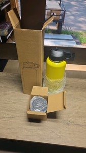 40oz Insulated Water Bottle - Lemon