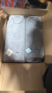 Box of Felt Wine Gift Bags