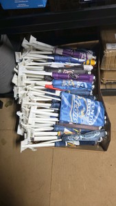 Large Lot of Sports Card Flags