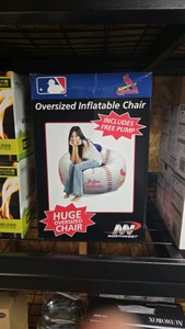 Cardinals Oversize Inflatable Chair with Pump