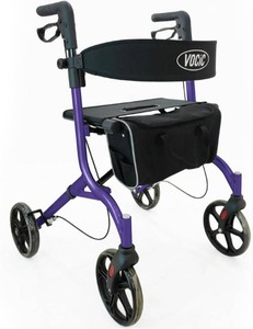 Vocic Z27 Ultralight Rollator Walker with Seat