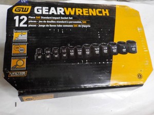 GearWrench 12 pc SAE Standard Impac...