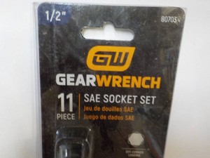 GearWrench 11 pc SAE Socket Set...