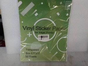 Vinyl Sticker Paper for Inkjet Prin...