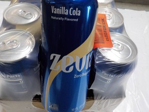 12 pack Zevia Vanilla Cola...