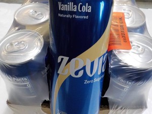 12 pack Zevia Vanilla Cola...