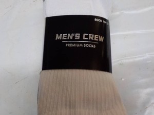 4 pair Premium Mens Crew Socks siz...