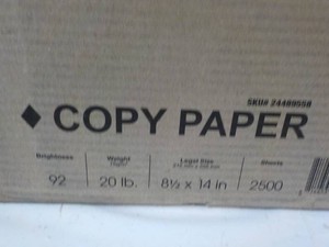 2500 Sheets White 8 12 x 14 Copy ...