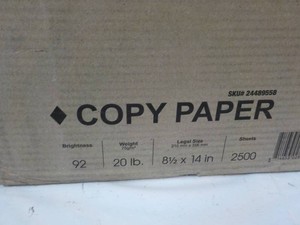 2500 Sheets White 8 12 x 14 Copy ...