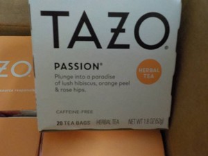120 Tazo Passion Herbal Tea Bags...