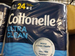 12 Double Rolls Cottonelle 1 ply To...