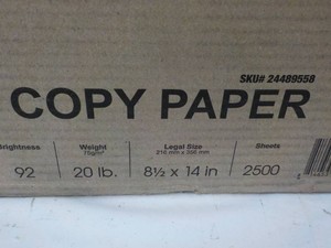 2500 Sheets White 8 12 x 14 Copy ...