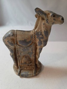 Keep your Jack With You   -  Vintage cast iron bank.  5 tall.  Circa - 1910s - 1930s)