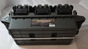 3 Pack Mini Ammo Box Set with Crate. 8.3 x 4.5 x 8.8.  New