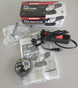 Electric 4 12 Angle Grinder- LIKE NEW - includes cutoff wheels.