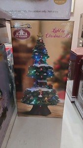 FG Square Light Up Christmas Tree