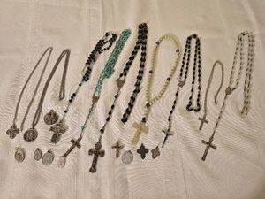 Vintage Rosary, Crucifix and Religious Medal Collection