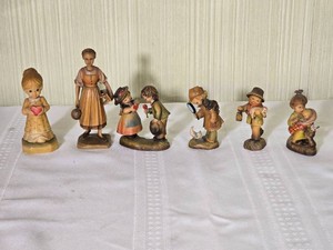 Vintage Hummel Style Figurine Collection, Six Pieces