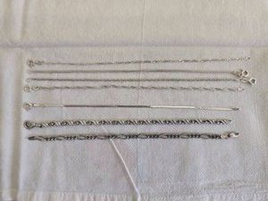 Italian Sterling Silver Chain Bracelet Collection, 22g