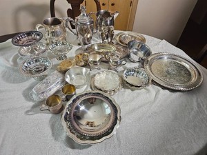 Silverplate ServingEntertaining Pieces