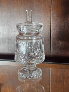 Waterford Lismore Pedestal Jam Jar