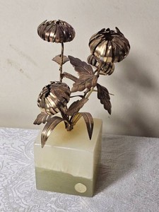 MCM Hollywood Regency Floral Statue