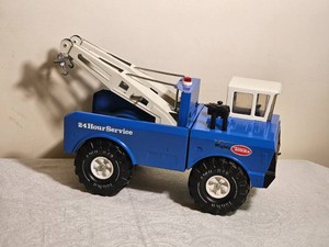1970s Blue Mighty Tonka Tow Truck 18