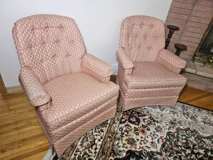 Vintage MCM Daytons Furniture Slipper Chair Pair