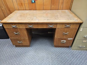 Distress Surface MCM Executive Desk