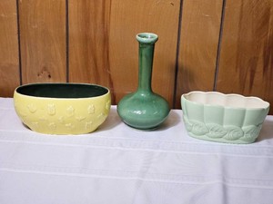 Redwing Pottery Ceramic Planters & Vase