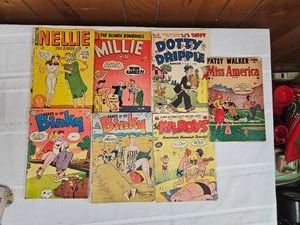Golden Era Comic Book Grouping Millie, Binky & Kilroys