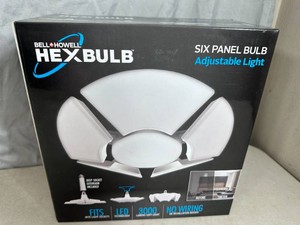 New Hex Bulb Six Panel Adjustable LED Light Bulb