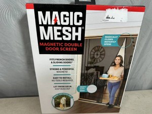 New Magic Mesh Hands-Free Magnetic Double Screen Door
