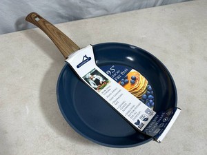 New 9.5 inch Ceramic Coated Aluminum Induction Safe Frying Pan