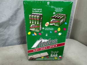 New Case of 24 Andes Mint Cookie Crunch Snap Bars