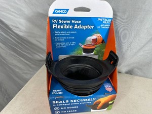 New Camco RV Sewer Hose Flexible Adapter