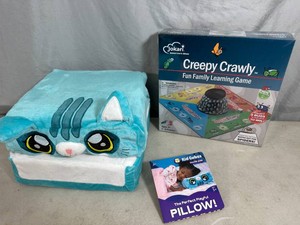 New Creepy Crawly Learning Game and Pillow Cube Character