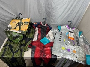 3 New Kids Halloween Costumes - Size Large